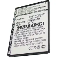 123accu LG LGIP-401N / SBPP0028501 accu (1200 mAh, huismerk)