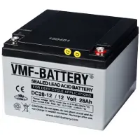 VMF DC28-12 AGM Deep Cycle accu (12V, 28 Ah, T3 terminal)