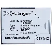 123accu Zopo BT55T accu (3.7 V, 2700 mAh, huismerk)