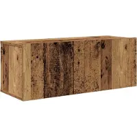 vidaXL Tv-meubelset 8 st Oud Hout Bewerkt hout