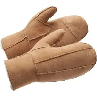 Frickin Lauren – Warme Winter Wanten voor Dames van Suede Leder met Lamswollen Voering - S