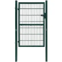 vidaXL Bedframe extra lang zonder matras grenenhout wit 100x210 cm