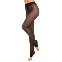 Glamory Fijne panty 'Toeless 20 Zehenfreie Strumpfhose' zwart
