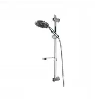 Miomare Luxe Douche Set Met Zeepplankje - Massagekop - 5 Standen - Slang, Douchekop, Stang en Plankje - Complete Set Voor de Douche
