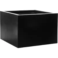 Pottery Pots Bloempot Natural Jumbo Middle High XL Black 110 x 110 x 70 cm