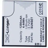 123accu Wiko Goa / Sunset accu (1200 mAh, huismerk)