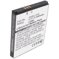 123accu Doro SHELL01A / Care Clamshell accu (800 mAh, huismerk)