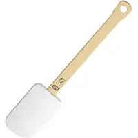 Dr. Oetker Deegschraper siliconen - met houten steel - 28 cm