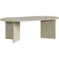 En.casa Salontafel Kynd ovaal 119x60x40 cm havermout []