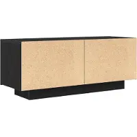 vidaXL TV Kast 100 x 35 x 40 cm Zwart Eiken Bewerkt hout