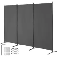 Vevor Room Divider 3 Panelen Kamerverdeler 260 x 184 x 52 cm