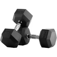 Bodytone Hex Dumbbells 12.5kg Zilver 12.5 kg