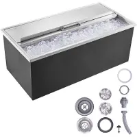 Vevor 95,66 L inbouw-ijsbox
