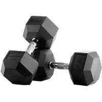 Bodytone Hex Dumbbells 17.5kg Zilver 17.5 kg