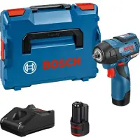 Bosch GDS 12V-115 12V Li-ion Accu Draaislagmoeraanzetter Set (2x 3.0Ah Accu) In L-Boxx - 115Nm - 3/8" - Koolborstelloos
