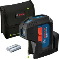 Bosch GPL 3 G Puntlaser Incl. Batterijen In Etui - 30m - 3 Punten - IP65