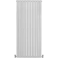 MonsterShop Design Radiator Sierradiator Verwarming - Wit - 1600 mm x 700 mm - Inclusief Schoonmaakborstel + Bevestigingsset - Plat Verticaal