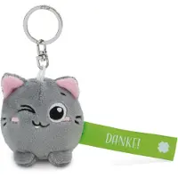 Nici Sleutelhanger Kat Dankjewel! Groen 5cm