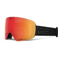 Giro Skibril Unisex Contour Black Wordmark/Vivid Ember