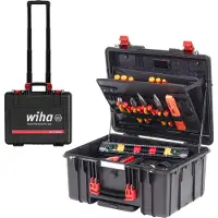 Wiha XL 2 Trolley Gereedschapskoffer (gevuld) 60-delig Electricien, Handwerker, Leerling, Professioneel, VDE