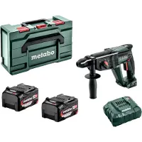 Metabo KH 18 LTX 24 18V Li-ion Accu Combihamer Set (2x 4.0Ah Li-Power Accu) In MetaBOX
