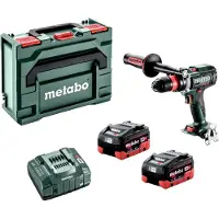 Metabo 603184660 Accu-schroefboormachine 18 V 5.5 Ah LiHD Brushless, Incl. 2 accus, Incl. koffer, Incl. lader
