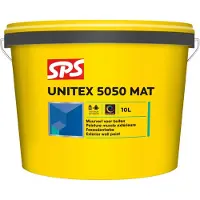 SPS Unitex 5050 Mat Muurverf - Op Kleur Gemengd - 10L