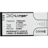 123accu Maxcom KAB4 / KAB4-AAABA005026 accu (1000 mAh, huismerk)