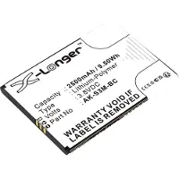 123accu Emporia AK-S3M-BC accu (3.8 V, 2500 mAh, huismerk)