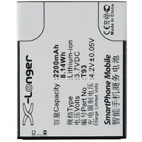 123accu K-Touch KTT930SL accu (2200 mAh, huismerk)
