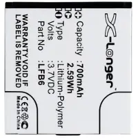 123accu Kazam LFB6 / LFB6-VKVBG013292 accu (700 mAh, huismerk)