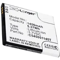 123accu Blu C545051145T accu (1450 mAh, huismerk)