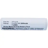 123accu Wahl 370-216 / 00040-100 accu (2.4 V, 3000 mAh, Ni-MH, huismerk)