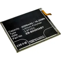 123accu Samsung Galaxy Note 20 Ultra accu (3.85 V, 4200mAh, huismerk)