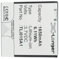 123accu Alcatel TLi015A1 accu (1650 mAh, huismerk)