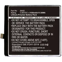 123accu MeiZu BA02 accu (3100 mAh, huismerk)