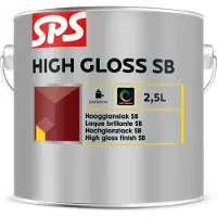 SPS High Gloss SB Lak - Wit - 2,5L