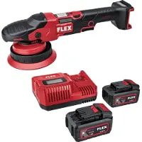 Flex XCE 8 150 18-EC Set 18V Accu Excentrische Polijstmachine Set (2x 5.0Ah Accu) - 150mm