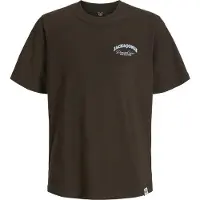 Jack & Jones Junior Shirt 'JJEBRANDES' lichtblauw / donkerbruin