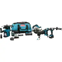 HBM DLX7031TX1 LXT 18V 7-Delige Combiset voor Schroeven Boren Slijpen & Zagen + Multitool (gereedschapset)