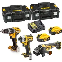DeWalt 18V XR Serie - Gereedschapscombiset - Borstelloze Motoren - Inclusief Koffer en Accu's