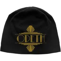Opeth Beanie - art Deco Logo - Jersey Beanie - zwart - Maat Standard