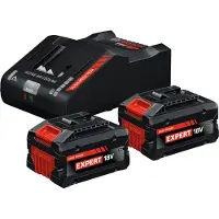 Bosch Starter-set 2x Exba18v-80-2079 Batterijlader