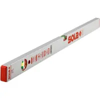 Sola Alu blokwaterpas AZB70, 70cm 2 libellen 0,50mm/m zilver - 01010901 - 01010901
