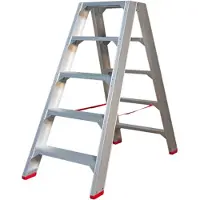 JumboStillads Industrietrap superpro - 2x5 treden met beugel - 4741000205