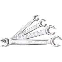 Sonic Ringsleutelset "open model" (SAE) 4-dlg.