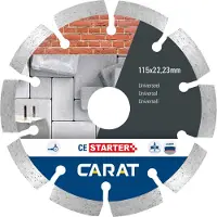 Carat diamantzaag universeel ø115x22,23mm, ce starter