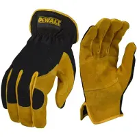 DeWalt DPG216L Lederen Werkhandschoen | Maat L - DPG216LEU