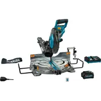 Makita LS004GM102 40V Max Li-Ion Accu Radiaal Afkortzaag (1x 4,0Ah) Incl. AWS Zender - 260mm