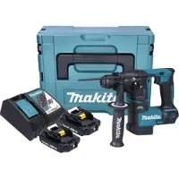 Makita DHR171RAJ SDS-Plus-Accu-boorhamer 18 V 2 Ah Li-ion Incl. 2 accus, Incl. koffer